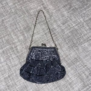 *Vintage Beaded hand purse clutch